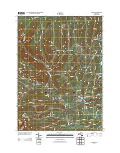 Durham New York Historical topographic map, 1:24000 scale, 7.5 X 7.5 Minute, Year 2013