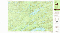 Eagle Bay New York Historical topographic map, 1:25000 scale, 7.5 X 15 Minute, Year 1989