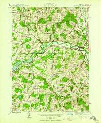 Eagle Bridge New York Historical topographic map, 1:24000 scale, 7.5 X 7.5 Minute, Year 1944
