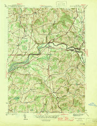 Eagle Bridge New York Historical topographic map, 1:31680 scale, 7.5 X 7.5 Minute, Year 1946