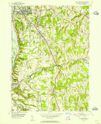 East Greenbush New York Historical topographic map, 1:24000 scale, 7.5 X 7.5 Minute, Year 1953