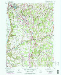 East Greenbush New York Historical topographic map, 1:24000 scale, 7.5 X 7.5 Minute, Year 1953