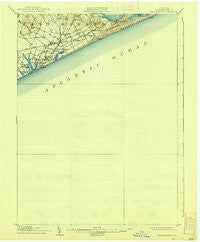 East Hampton New York Historical topographic map, 1:62500 scale, 15 X 15 Minute, Year 1904