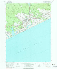 East Hampton New York Historical topographic map, 1:24000 scale, 7.5 X 7.5 Minute, Year 1956