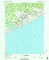 East Hampton New York Historical topographic map, 1:24000 scale, 7.5 X 7.5 Minute, Year 1956
