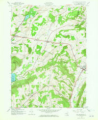 East Springfield New York Historical topographic map, 1:24000 scale, 7.5 X 7.5 Minute, Year 1943
