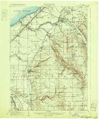 Eden New York Historical topographic map, 1:62500 scale, 15 X 15 Minute, Year 1907