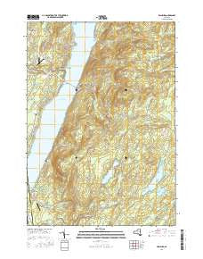Edinburg New York Current topographic map, 1:24000 scale, 7.5 X 7.5 Minute, Year 2016