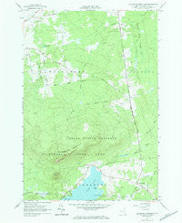 Ellenburg Mountain New York Historical topographic map, 1:24000 scale, 7.5 X 7.5 Minute, Year 1964