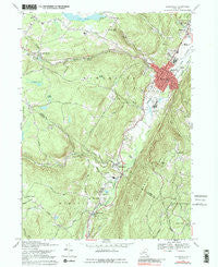 Ellenville New York Historical topographic map, 1:24000 scale, 7.5 X 7.5 Minute, Year 1969