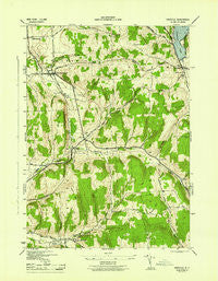 Erieville New York Historical topographic map, 1:31680 scale, 7.5 X 7.5 Minute, Year 1944