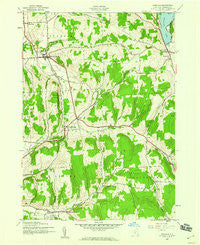 Erieville New York Historical topographic map, 1:24000 scale, 7.5 X 7.5 Minute, Year 1943