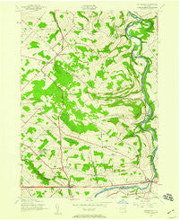 Esperance New York Historical topographic map, 1:24000 scale, 7.5 X 7.5 Minute, Year 1943