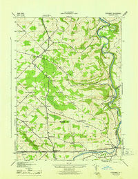 Esperance New York Historical topographic map, 1:31680 scale, 7.5 X 7.5 Minute, Year 1946