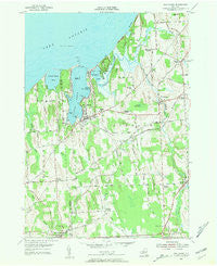 Fair Haven New York Historical topographic map, 1:24000 scale, 7.5 X 7.5 Minute, Year 1954