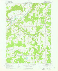 Fillmore New York Historical topographic map, 1:24000 scale, 7.5 X 7.5 Minute, Year 1964