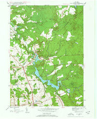 Forestport New York Historical topographic map, 1:24000 scale, 7.5 X 7.5 Minute, Year 1945
