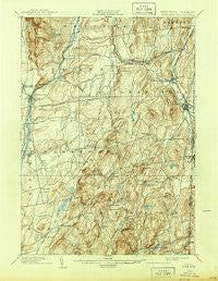 Fort Ann New York Historical topographic map, 1:62500 scale, 15 X 15 Minute, Year 1904