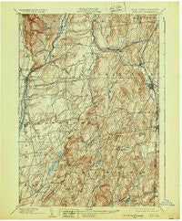 Fort Ann New York Historical topographic map, 1:62500 scale, 15 X 15 Minute, Year 1904