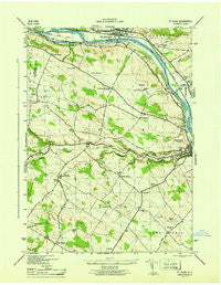 Fort Plain New York Historical topographic map, 1:31680 scale, 7.5 X 7.5 Minute, Year 1946