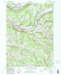 Franklin New York Historical topographic map, 1:24000 scale, 7.5 X 7.5 Minute, Year 1943