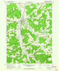 Franklinville New York Historical topographic map, 1:24000 scale, 7.5 X 7.5 Minute, Year 1963