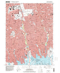 Freeport New York Historical topographic map, 1:24000 scale, 7.5 X 7.5 Minute, Year 1994