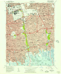 Freeport New York Historical topographic map, 1:24000 scale, 7.5 X 7.5 Minute, Year 1955