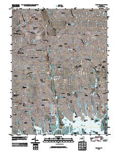 Freeport New York Historical topographic map, 1:24000 scale, 7.5 X 7.5 Minute, Year 2010