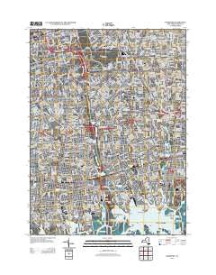 Freeport New York Historical topographic map, 1:24000 scale, 7.5 X 7.5 Minute, Year 2013