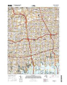 Freeport New York Current topographic map, 1:24000 scale, 7.5 X 7.5 Minute, Year 2016