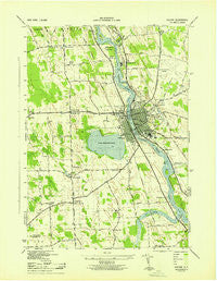 Fulton New York Historical topographic map, 1:31680 scale, 7.5 X 7.5 Minute, Year 1943
