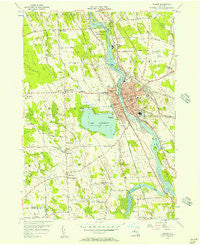 Fulton New York Historical topographic map, 1:24000 scale, 7.5 X 7.5 Minute, Year 1955
