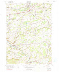 Gallupville New York Historical topographic map, 1:24000 scale, 7.5 X 7.5 Minute, Year 1944