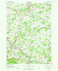 Gallupville New York Historical topographic map, 1:24000 scale, 7.5 X 7.5 Minute, Year 1944