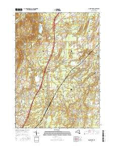Gansevoort New York Current topographic map, 1:24000 scale, 7.5 X 7.5 Minute, Year 2016