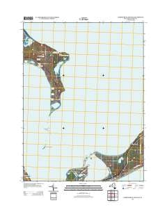 Gardiners Island East New York Historical topographic map, 1:24000 scale, 7.5 X 7.5 Minute, Year 2013