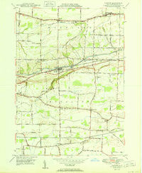 Gasport New York Historical topographic map, 1:24000 scale, 7.5 X 7.5 Minute, Year 1950