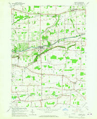 Gasport New York Historical topographic map, 1:24000 scale, 7.5 X 7.5 Minute, Year 1965