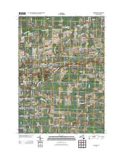 Gasport New York Historical topographic map, 1:24000 scale, 7.5 X 7.5 Minute, Year 2013