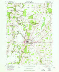Geneseo New York Historical topographic map, 1:24000 scale, 7.5 X 7.5 Minute, Year 1950