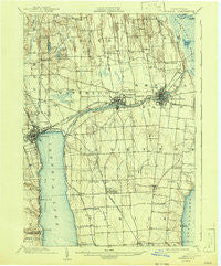 Geneva New York Historical topographic map, 1:62500 scale, 15 X 15 Minute, Year 1902