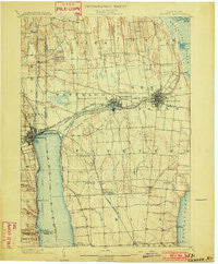 Geneva New York Historical topographic map, 1:62500 scale, 15 X 15 Minute, Year 1902