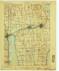 Geneva New York Historical topographic map, 1:62500 scale, 15 X 15 Minute, Year 1902