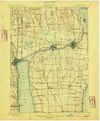 Geneva New York Historical topographic map, 1:62500 scale, 15 X 15 Minute, Year 1902
