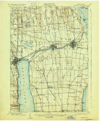 Geneva New York Historical topographic map, 1:62500 scale, 15 X 15 Minute, Year 1902