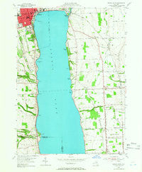 Geneva South New York Historical topographic map, 1:24000 scale, 7.5 X 7.5 Minute, Year 1953