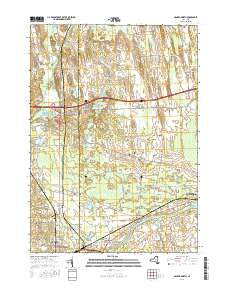 Geneva North New York Current topographic map, 1:24000 scale, 7.5 X 7.5 Minute, Year 2016