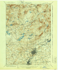 Gloversville New York Historical topographic map, 1:62500 scale, 15 X 15 Minute, Year 1943