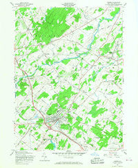Goshen New York Historical topographic map, 1:24000 scale, 7.5 X 7.5 Minute, Year 1957